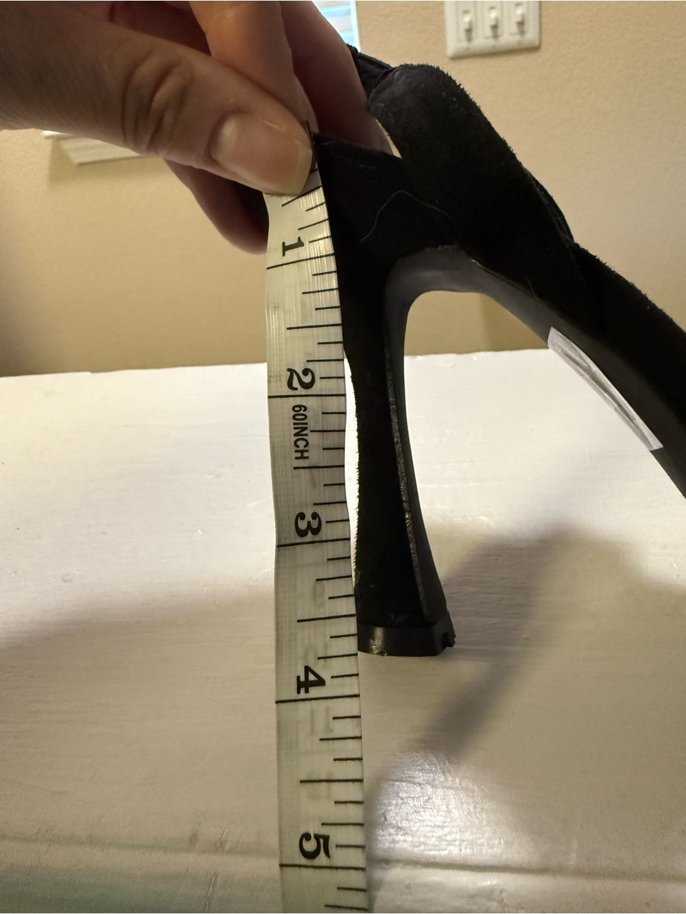Fashion Nova Black Ribbed Pointed Slingback Heels - Picture 9 of 9